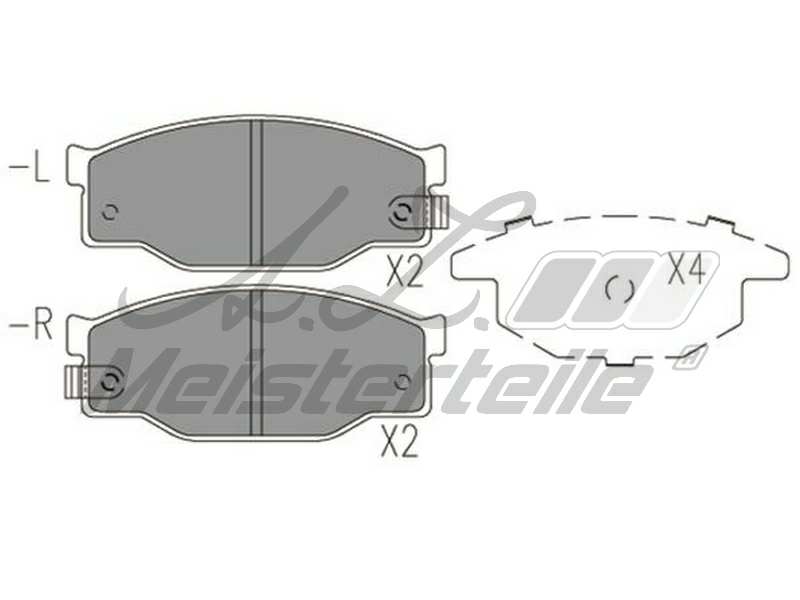 Brake pad for disc brake